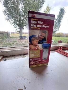Ace Whole House Water Filter System Housing Clear 46764 NIB New Old Stock